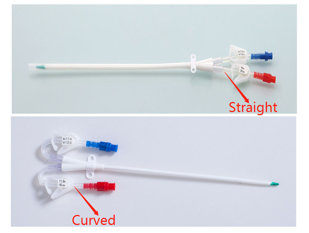 Medical Disposable Double Lumen 12F 20cm Hemodialysis Catheter Kit