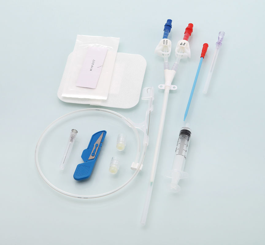 Medical Disposable Double Lumen 12F 20cm Hemodialysis Catheter Kit
