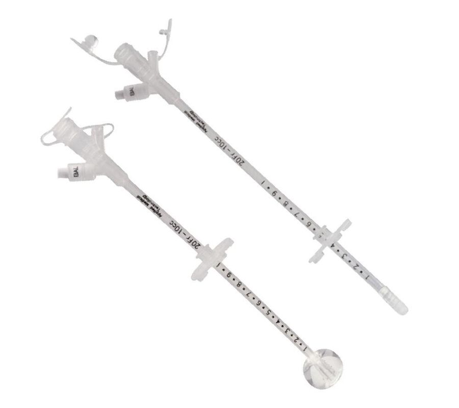 Medical Silicone Gastrostomy Feeding Tube PEG For Percutaneous Endoscopic Gastrostomy Different Sizes