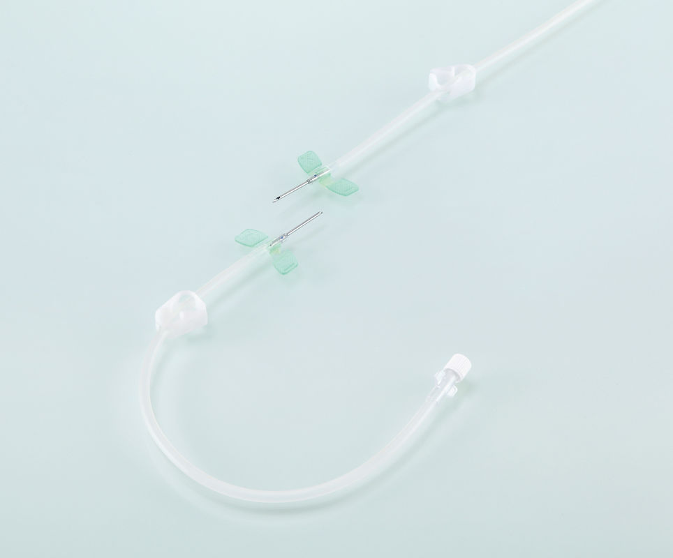 Medical Disposable Arteriovenous Fistula Puncture Needle Av Fistula Needle 17g For Hospital Use