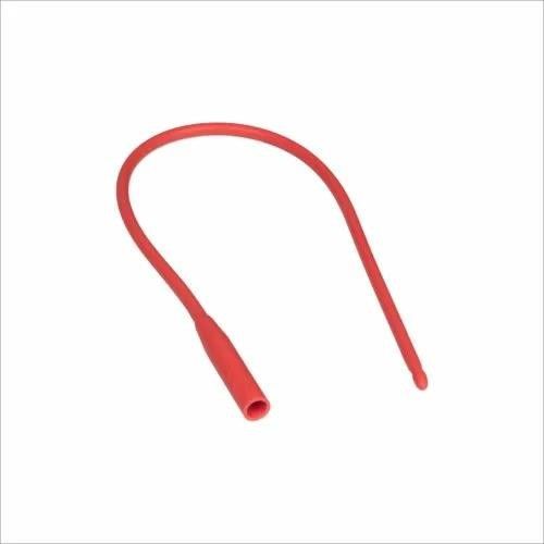 6Fr 10Fr 24Fr One Way Latex Foley Catheter With Red Color Length 270mm 400mm