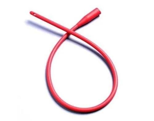6Fr 10Fr 24Fr One Way Latex Foley Catheter With Red Color Length 270mm 400mm