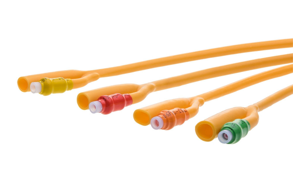 Two Way Latex Foley Catheter Disposable Sterile 100% Silicone Coated Latex Foley Balloon Catheter