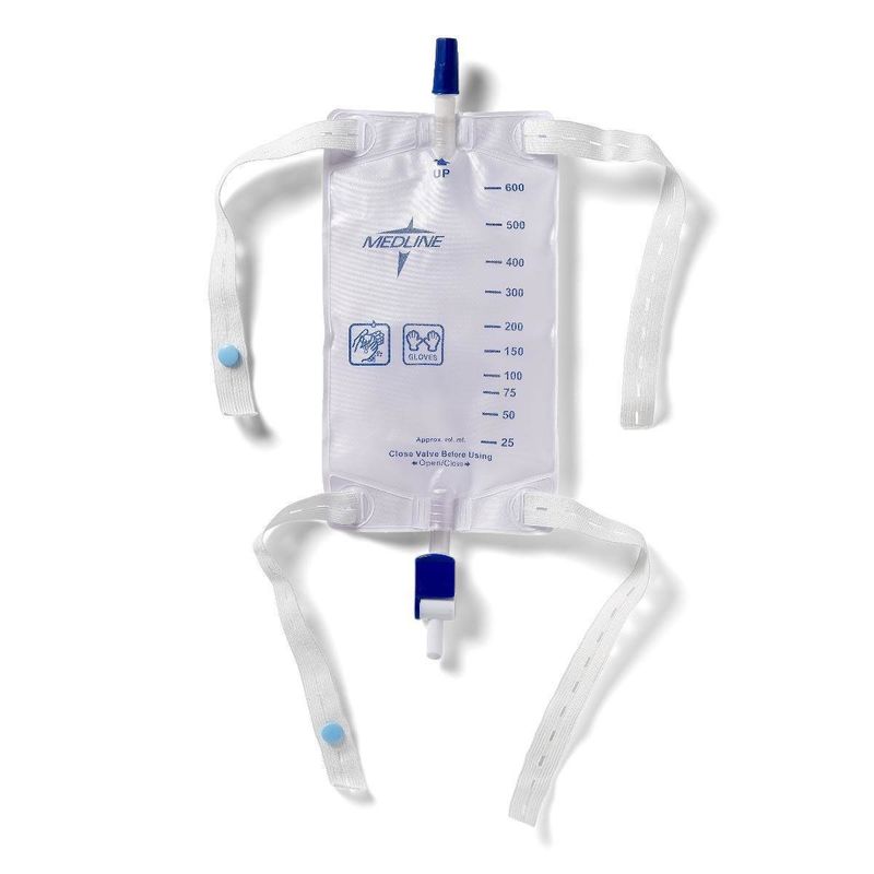 Medical Disposable Urine Leg Bag Foley Catheter Leg Bag 600ml 750ml 1000ml