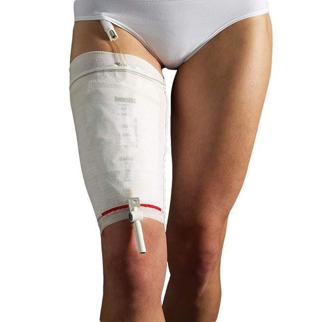 Medical Disposable Urine Leg Bag Foley Catheter Leg Bag 600ml 750ml 1000ml