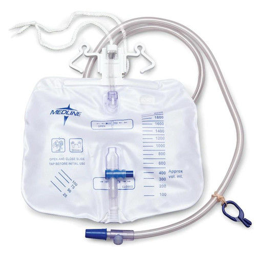 Professional 2000ml Adult Valve Luxury Urine Bag With Anti-reflux