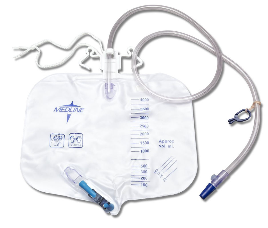 Professional 2000ml Adult Valve Luxury Urine Bag With Anti-reflux