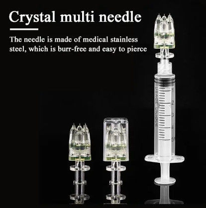 Crystal multi needlec beauty multi injector needle 5pins multi needle for mesotherapy