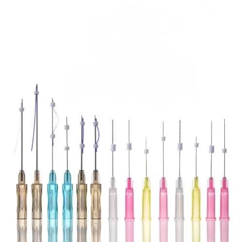 Lifting Thread Screw 27G 26G 25g needle for facial lifting Suture Material PDO thread