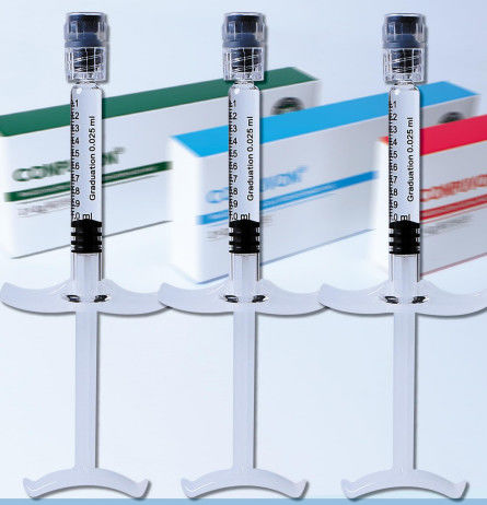 1ml 3ml 5ml 10ml 20ml High Transparent PC Luer Lock Beauty Syringe Mono Screw For Cosmetics